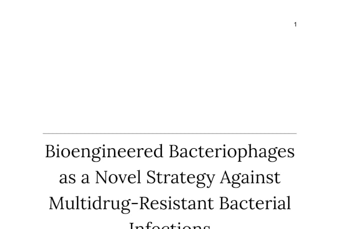write high quality biotechnology articles